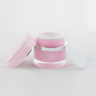 15G Irregular Fancy Pink Cosmetic Cream Plastic Jar Acrylic Packaging