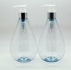 300ml Square PET Plastic Clear Bottle With Foam Pump Cosmetic Packaging
