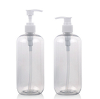 300ml Square PET Plastic Clear Bottle With Foam Pump Cosmetic Packaging