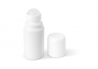15ml White Essential Oil Plastic Empty Roll On Bottle Perfume Bottle For Skincare