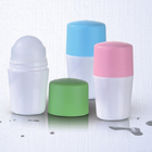 15ml Clear Body Perfume Paste Roll On Plastic Bottle With Round Roller Ball