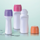 PP Paste Roll On Plastic Bottle Perfume Container With Green Overcaps