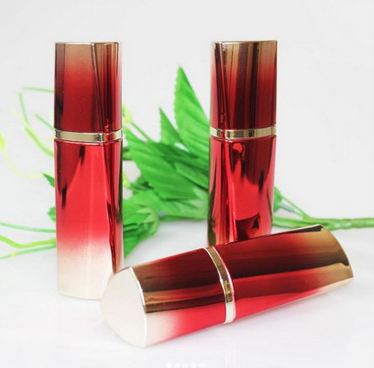 Red Triangle Bottle 50ml Firm Lotion Luxury Acrylic Bottle For Health Care Products