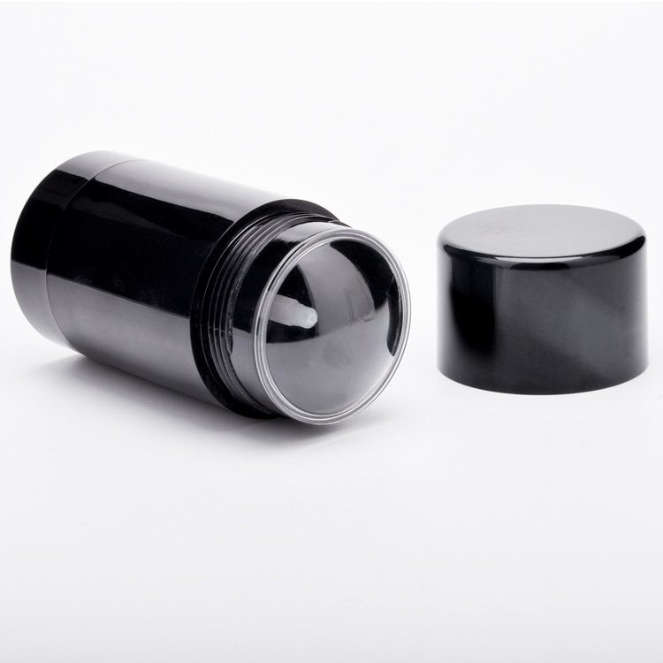 50g Empty Roll On Bottle Round Black Deodorant Stick Container