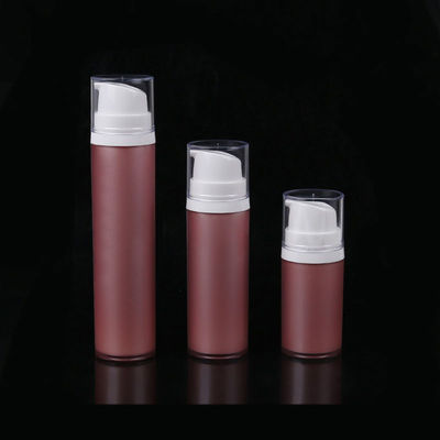 Красивая зеленая/коричневая акриловая 15/30/50 мл безвоздушная бутылка